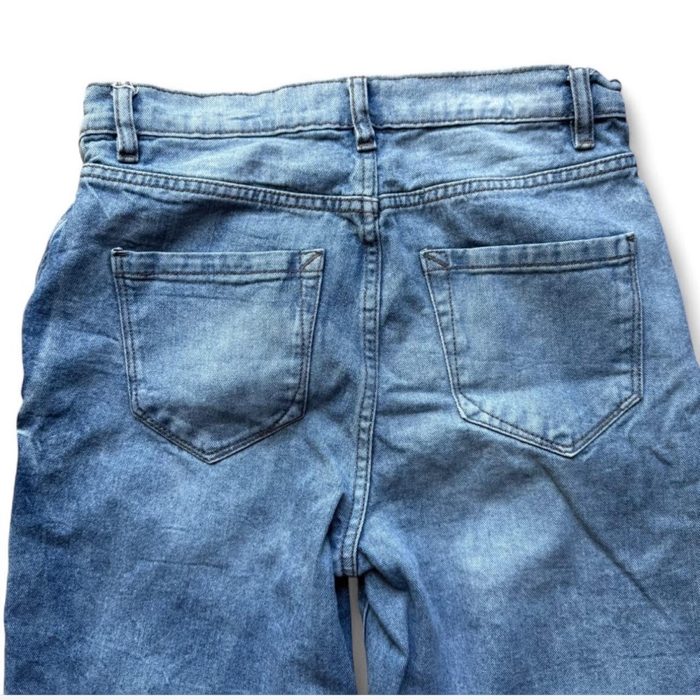 Kenzie Vintage Blue Distressed Women’s Jeans - Picture 3 of 7